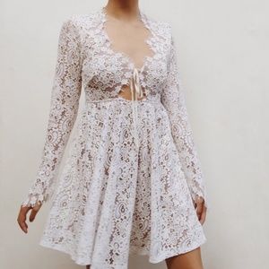 For Love and Lemons Charlie Mini Dress